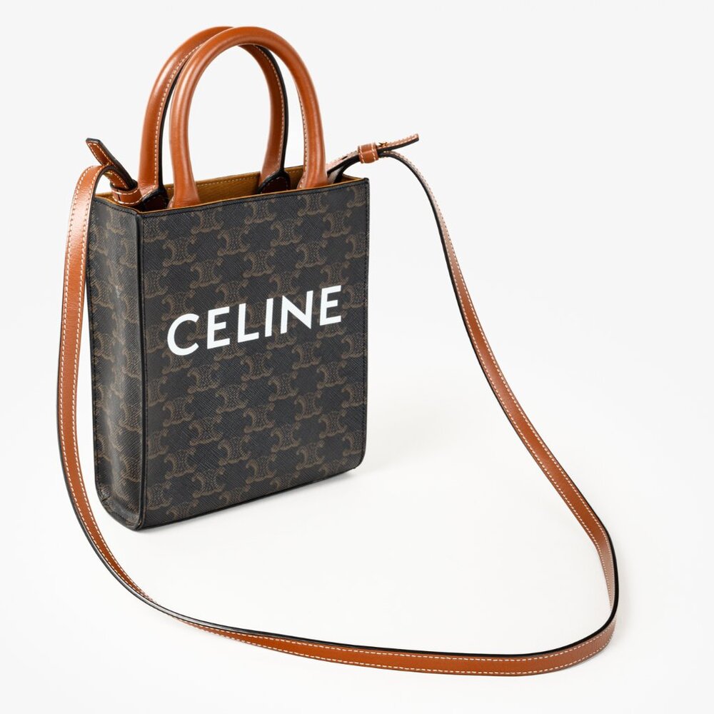 CELINE Vertical Cabas Mini Shoulder Bag